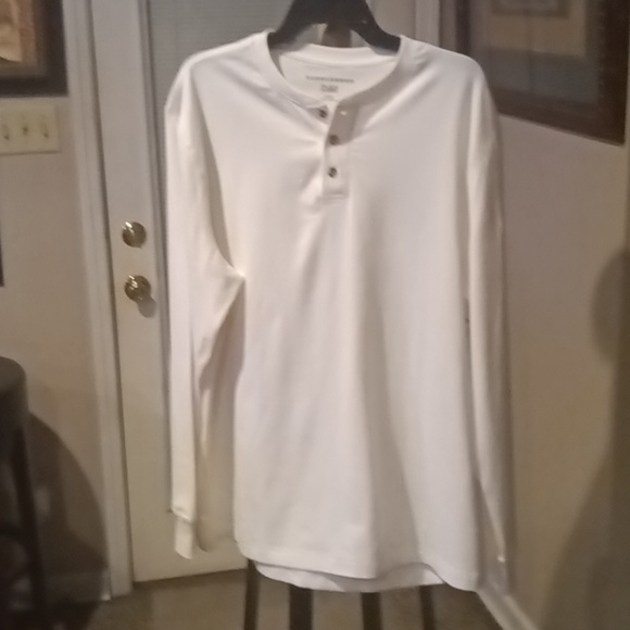 FINAL PRICE NWT SADDLEBRED ivory dish l/s flex carbon shirt Size Lrg - Picture 3 of 6